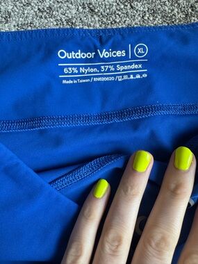 Outdoor Voices Blue Zoom 7/8 Legging